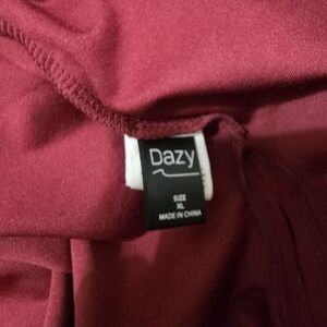 Dazy Women's Burgundy Blouse